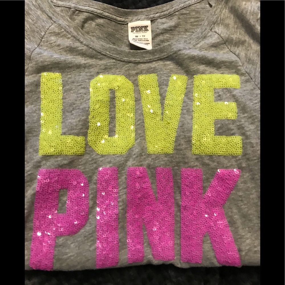 Victoria’s Secret Pink bling long sleeve